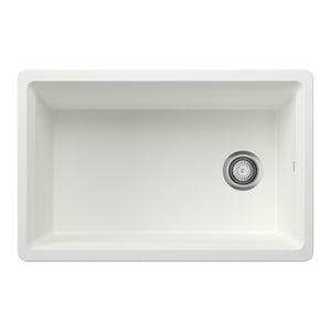 Alternate Image for Blanco Inteos 30" Undermount Silgranit Workstation Kitchen Sink, White, No Faucet Hole, 443306