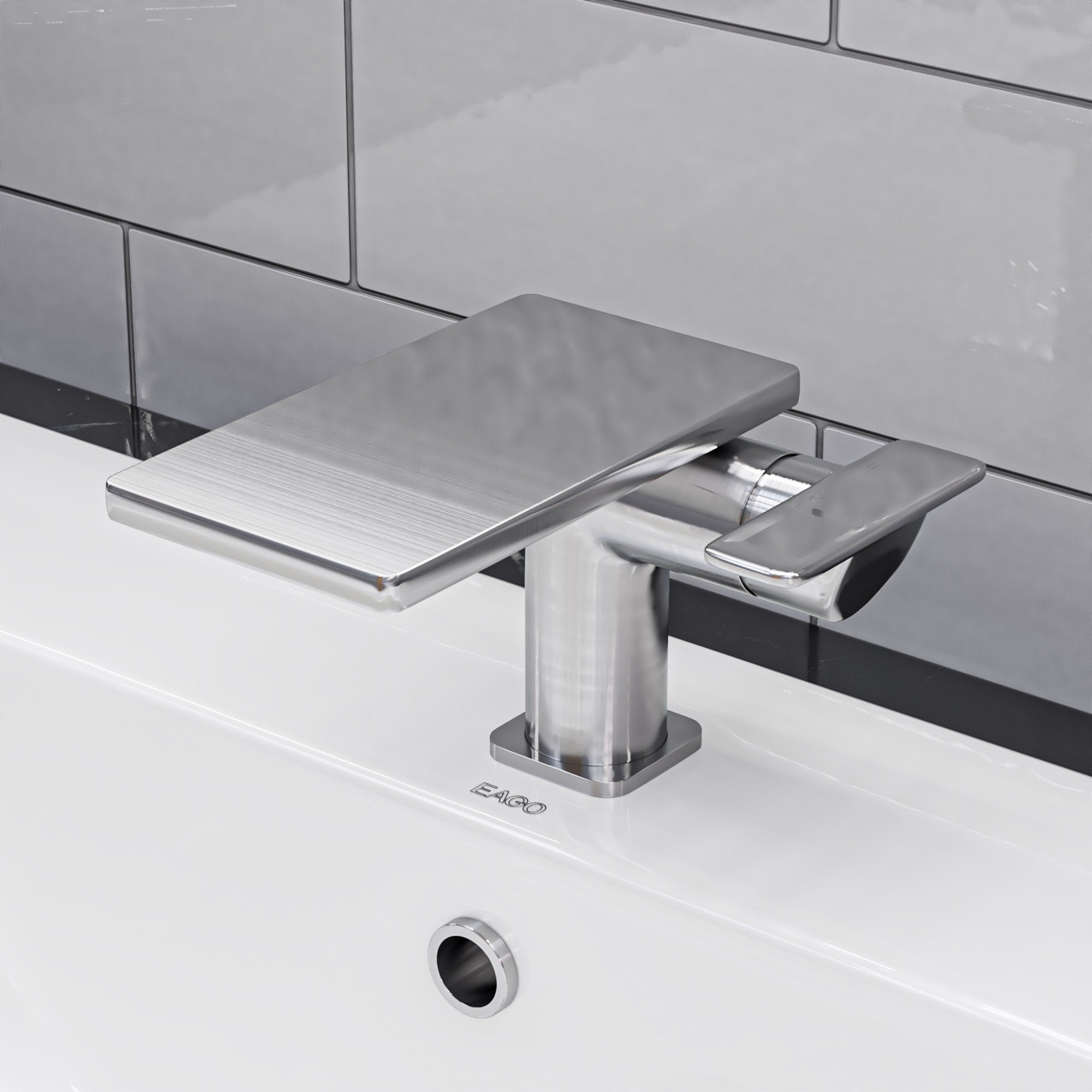 Main Image of ALFI brand AB1882-BN Brushed Nickel Single-Lever Bathroom Faucet