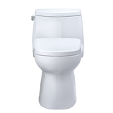 TOTO WASHLET+ Carlyle II 1G One-Piece Elongated 1.0 GPF Toilet and WASHLET+ S7 Contemporary Bidet Seat, Cotton White, Vitreous China|Plastic, MW6144726CUFG#01