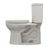 TOTO Drake II 1G Two-Piece Elongated 1.0 GPF Universal Height Toilet with CEFIONTECT and SS124 SoftClose Seat, WASHLET+ Ready, Sedona Beige, Vitreous China|Plastic, MS454124CUFG#12