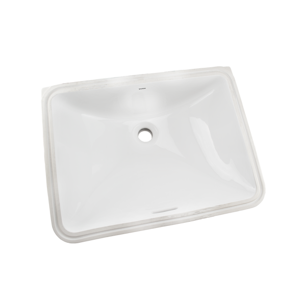 TOTO 20" Rectangular Undermount Bathroom Sink with CEFIONTECT, Cotton White, Vitreous China, LT1535G#01