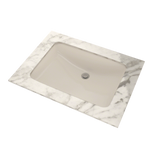 TOTO 21-1/4" x 14-3/8" Large Rectangular Undermount Bathroom Sink with CEFIONTECT, Sedona Beige, Vitreous China, LT540G#12