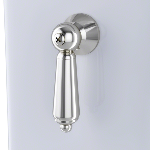 Toto TRIP LEVER (SIDE MOUNT), POLISHED NICKEL For CARROLLTON, DARTMOUTH, PROMENADE, WHITNEY TOILET TANK, THU141#PN