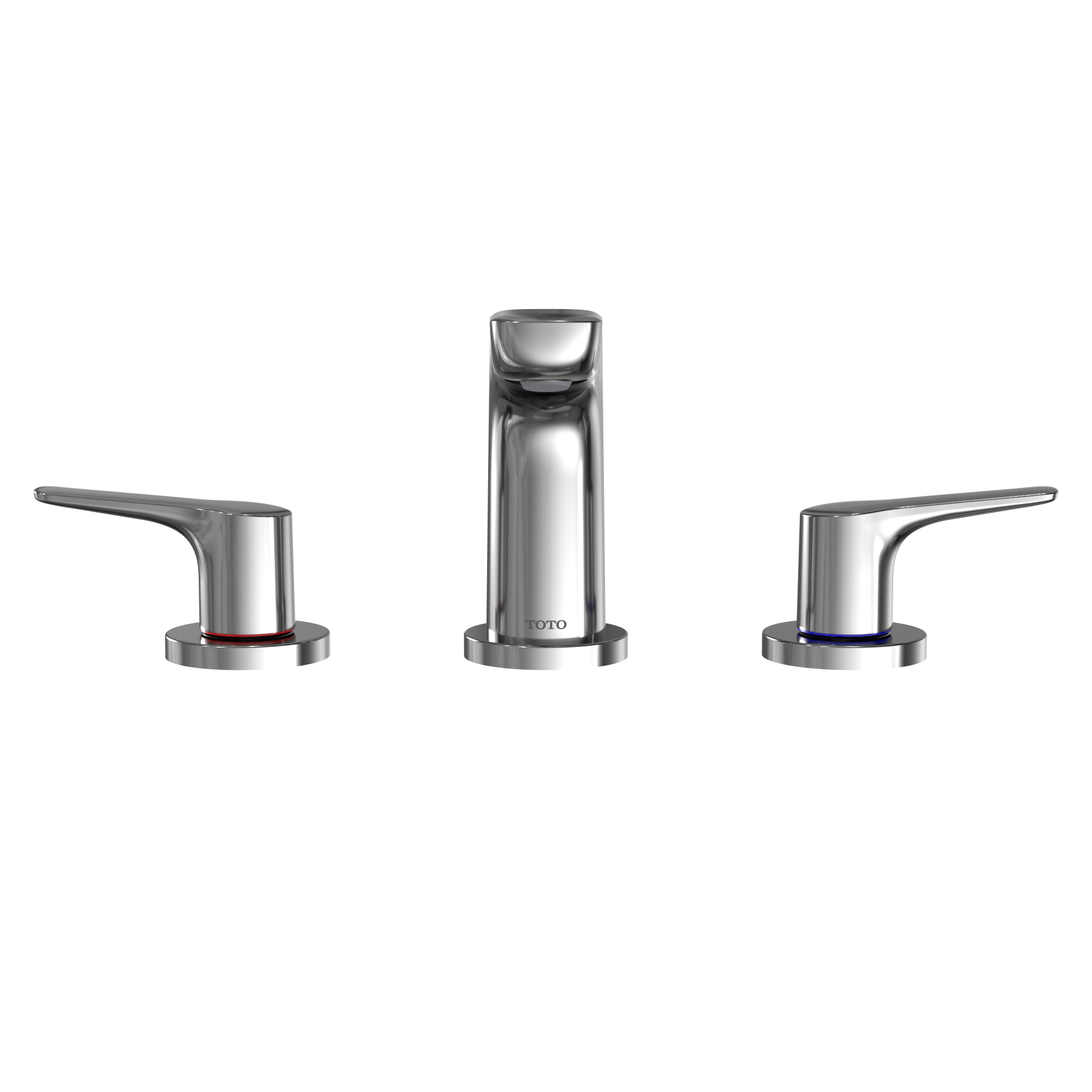 TOTO GS Series 1.2 GPM Two Handle Widespread Bathroom Sink Faucet with Drain Assembly, Polished Chrome, Brass, TLG03201U#CP