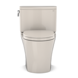 TOTO Nexus Two-Piece Elongated 1.28 GPF Universal Height Toilet with CEFIONTECT and SS124 SoftClose Seat, WASHLET+ Ready, Sedona Beige, Vitreous China, MS442124CEFG#12