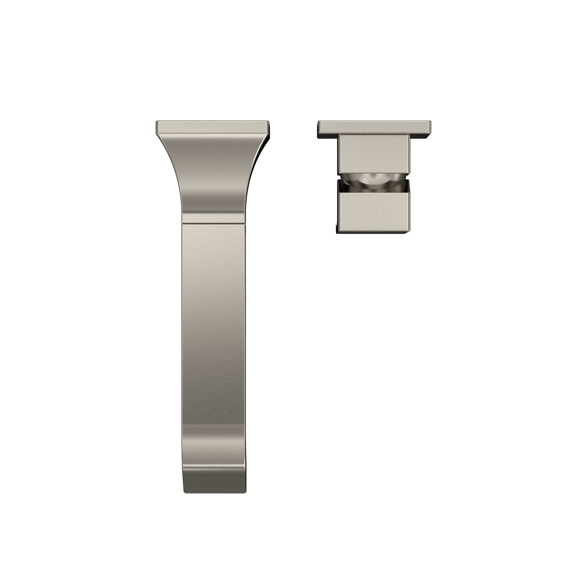 TOTO GC 1.2 GPM Wall-Mount Single-Handle Long Bathroom Faucet with COMFORT GLIDE Technology, Polished Nickel, Brass, TLG08308U#PN