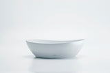 TOTO Kiwami Asymmetrical Vessel Bathroom Sink with CEFITONTECT, Cotton White, Ceramic, LT477G#01