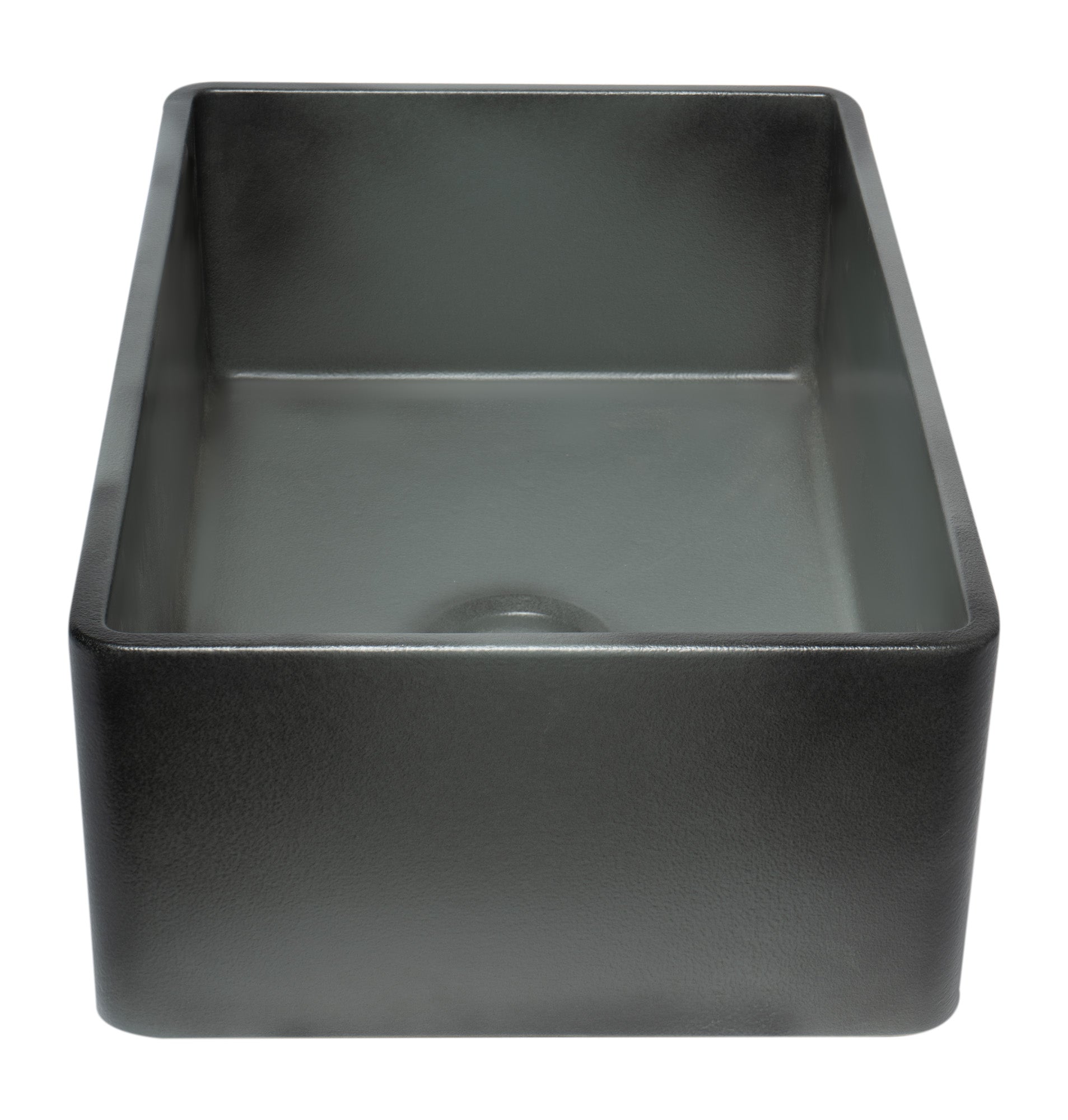ALFI brand 33" Fireclay Farmhouse Sink, Concrete, ABCO3320SB