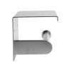 ALFI brand ABTP66-BSS Brushed Stainless Steel Toilet Paper Holder with Shelf