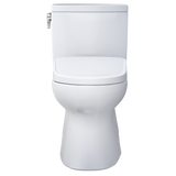 TOTO WASHLET+ Vespin II 1G Two-Piece Elongated 1.0 GPF Toilet and WASHLET+ S7 Contemporary Bidet Seat, Cotton White, Vitreous China|Plastic, MW4744726CUFG#01