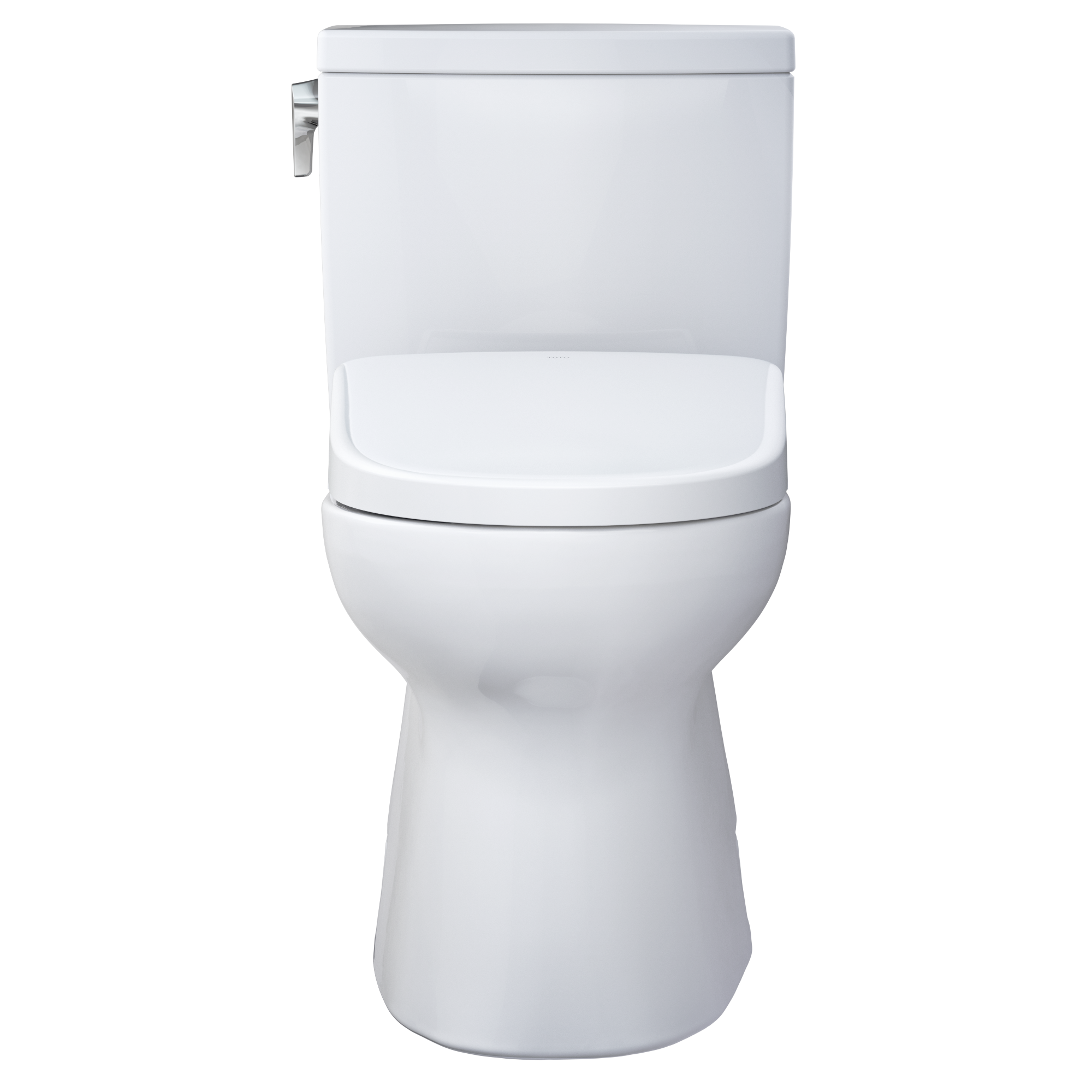 TOTO WASHLET+ Vespin II 1G Two-Piece Elongated 1.0 GPF Toilet with Auto Flush WASHLET+ S7 Contemporary Bidet Seat, Cotton White, Vitreous China|Plastic, MW4744726CUFGA#01