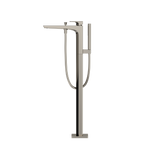 TOTO GE Single-Handle Free Standing Tub Filler with Handshower, Polished Nickel, Brass, TBG07306U#PN