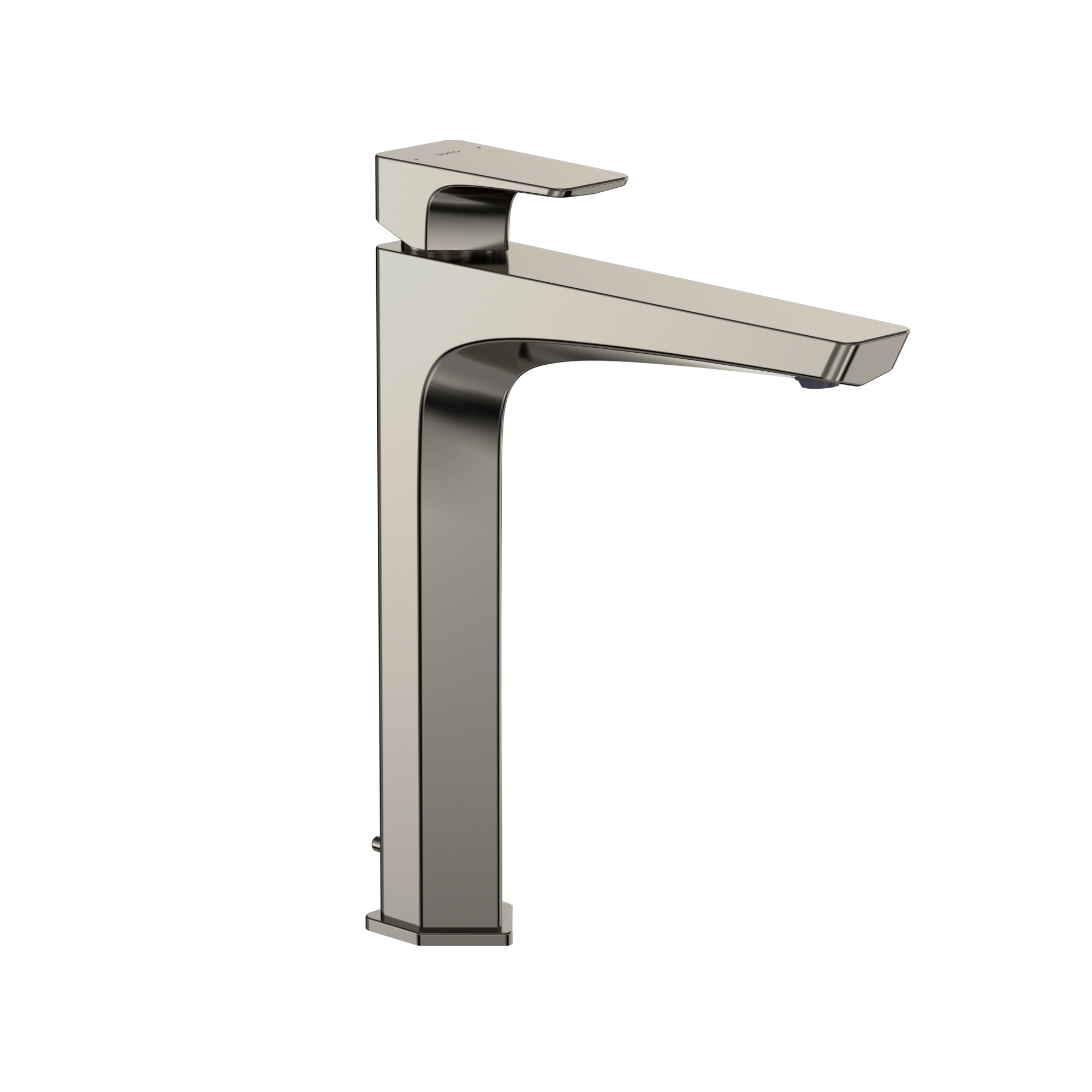 TOTO GE 1.2 GPM Single Handle Vessel Bathroom Sink Faucet with COMFORT GLIDE Technology, Polished Nickel, Brass, TLG07305U#PN