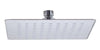ALFI brand RAIN8S-BSS Solid Brushed Stainless Steel 8