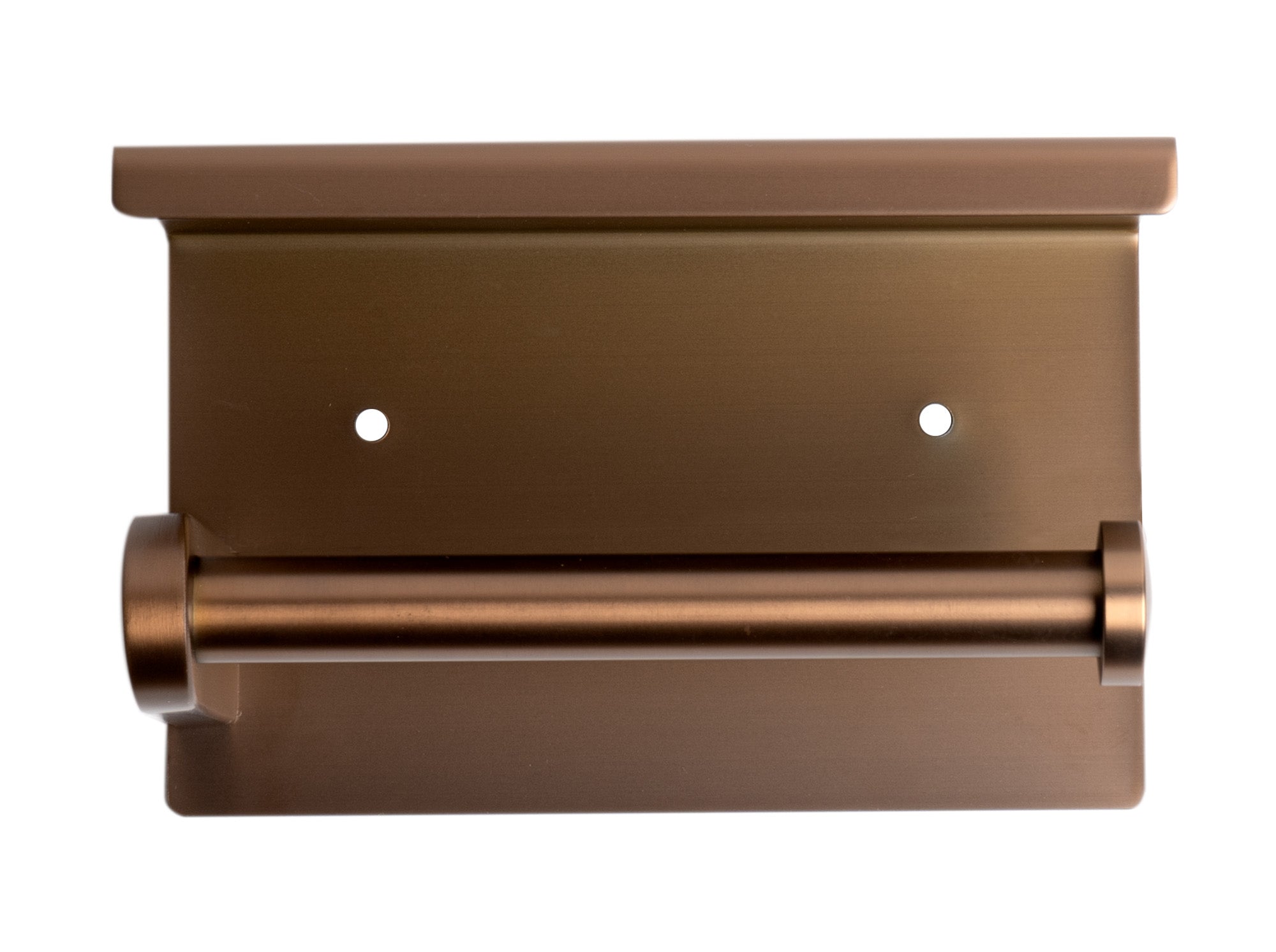 Alternate Image for ALFI brand ABTPP66-BC Brushed Copper PVD Stainless Steel Toilet Paper Holder with Shelf
