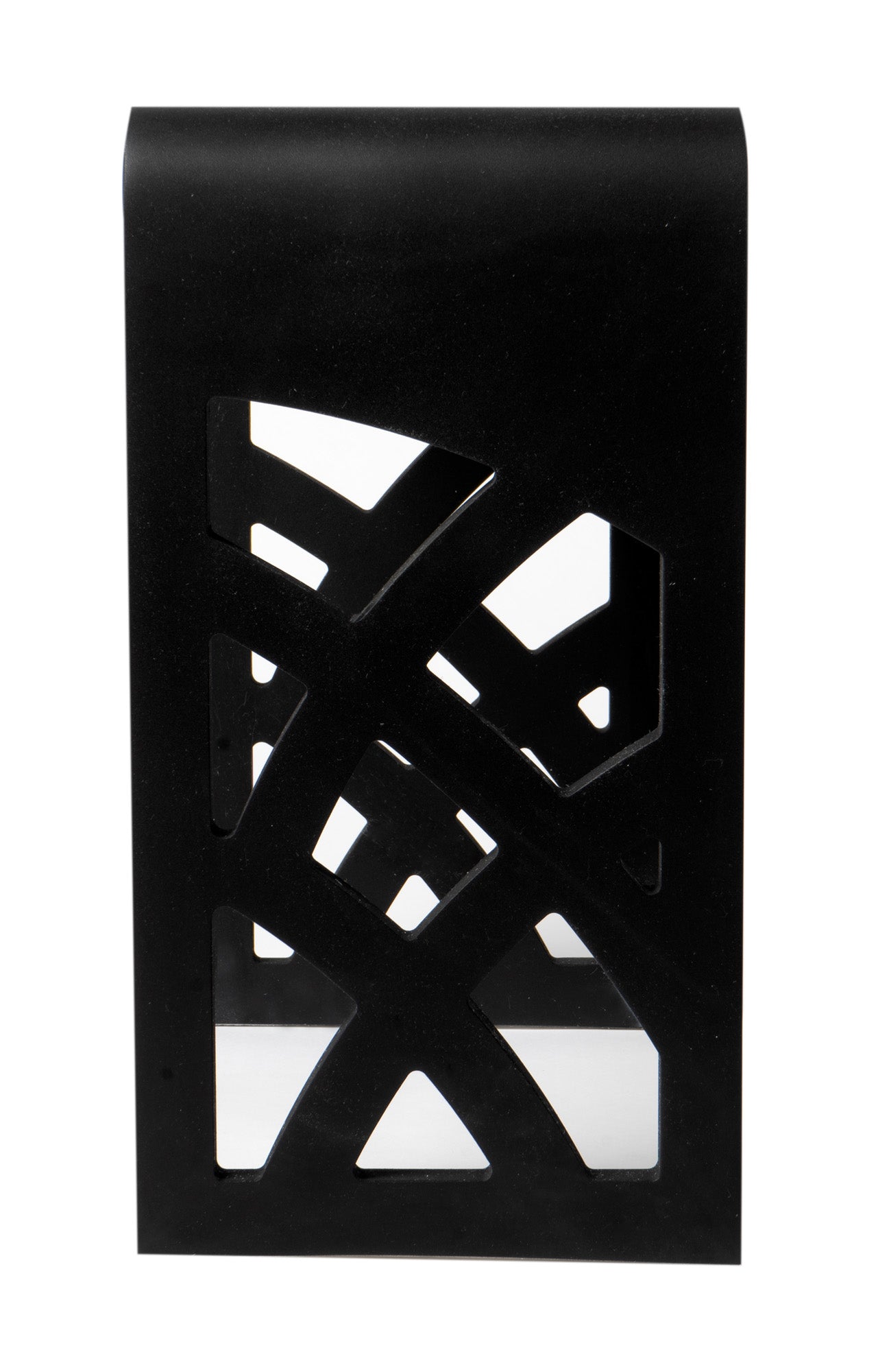 ALFI brand ABST88BM Black Matte Solid Surface Resin Bathroom / Shower Stool