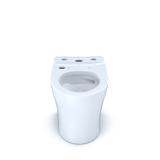 TOTO Aquia IV WASHLET+ Elongated Skirted Toilet Bowl with CEFIONTECT, Cotton White, Vitreous China, CT446CEGNT40#01