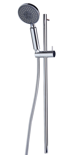 Alternate Image for ALFI brand AB7938-PC Polished Chrome Sliding Rail Hand Held Shower Head Set with Hose, Brass