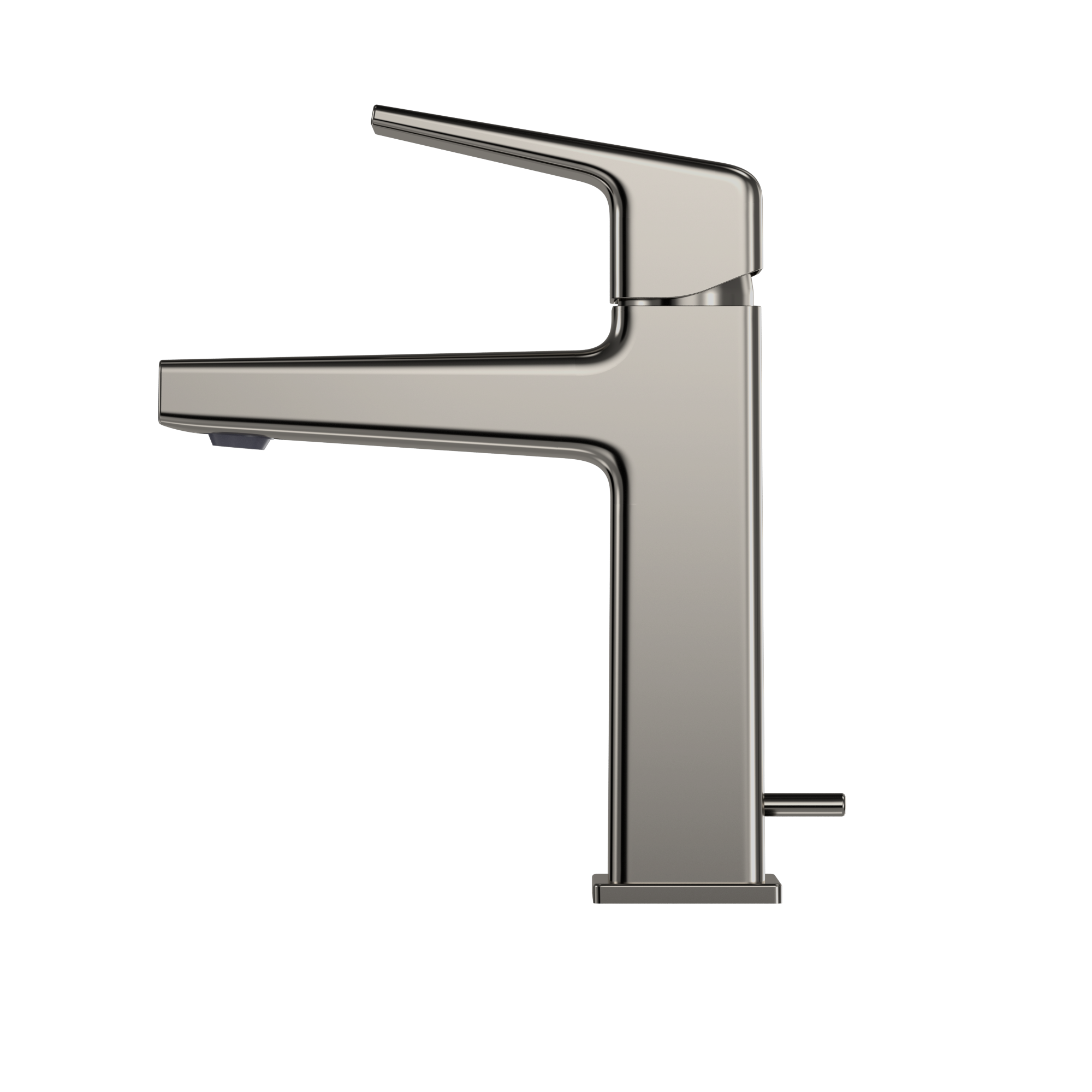 TOTO GB Series 1.2 GPM Single Handle Bathroom Sink Faucet with COMFORT GLIDE Technology and Drain Assembly, Polished Nickel, Brass, TLG10301U#PN