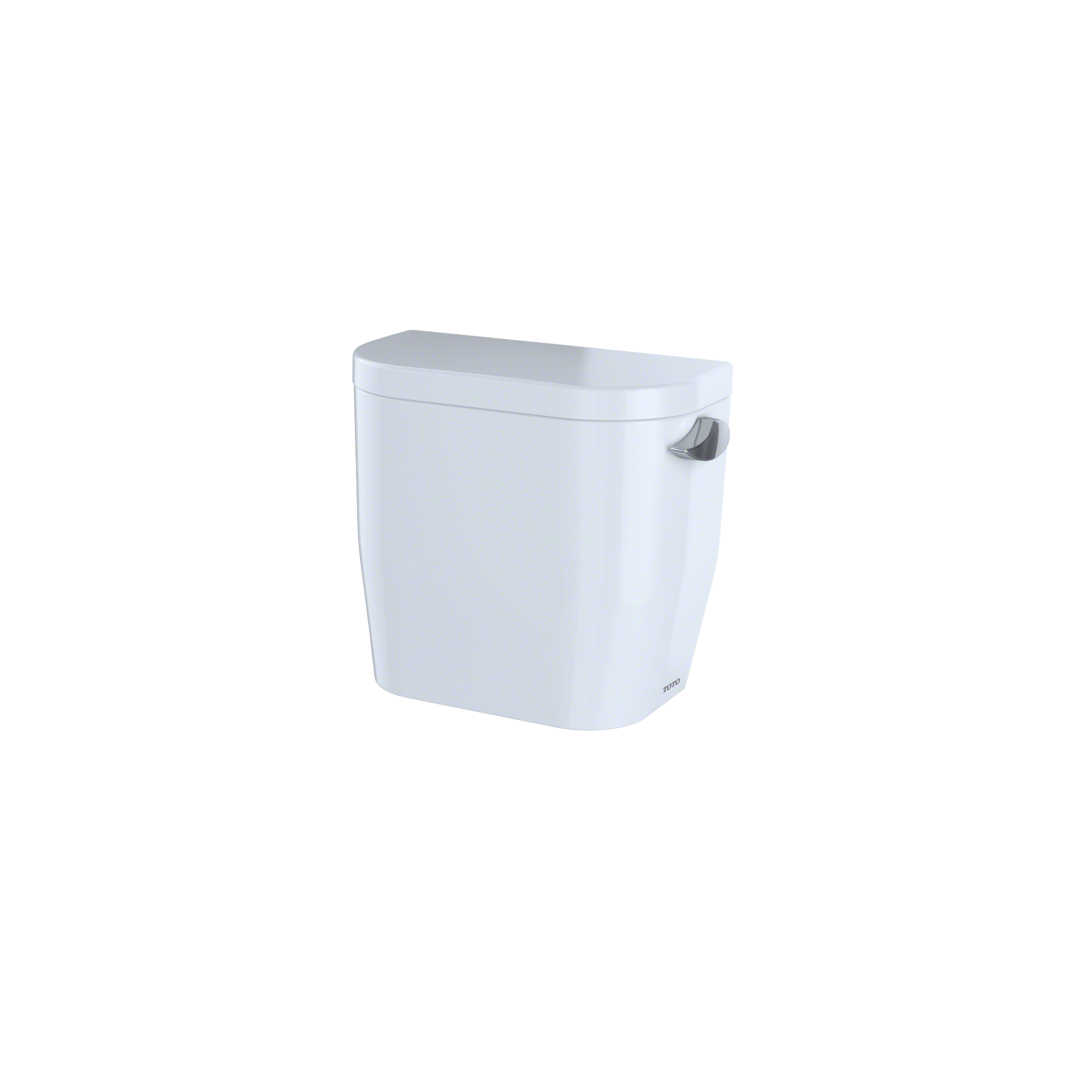 TOTO Entrada E-Max 1.28 GPF Toilet Tank with Right-Hand Trip Lever, Cotton White, Vitreous China, ST243ER#01
