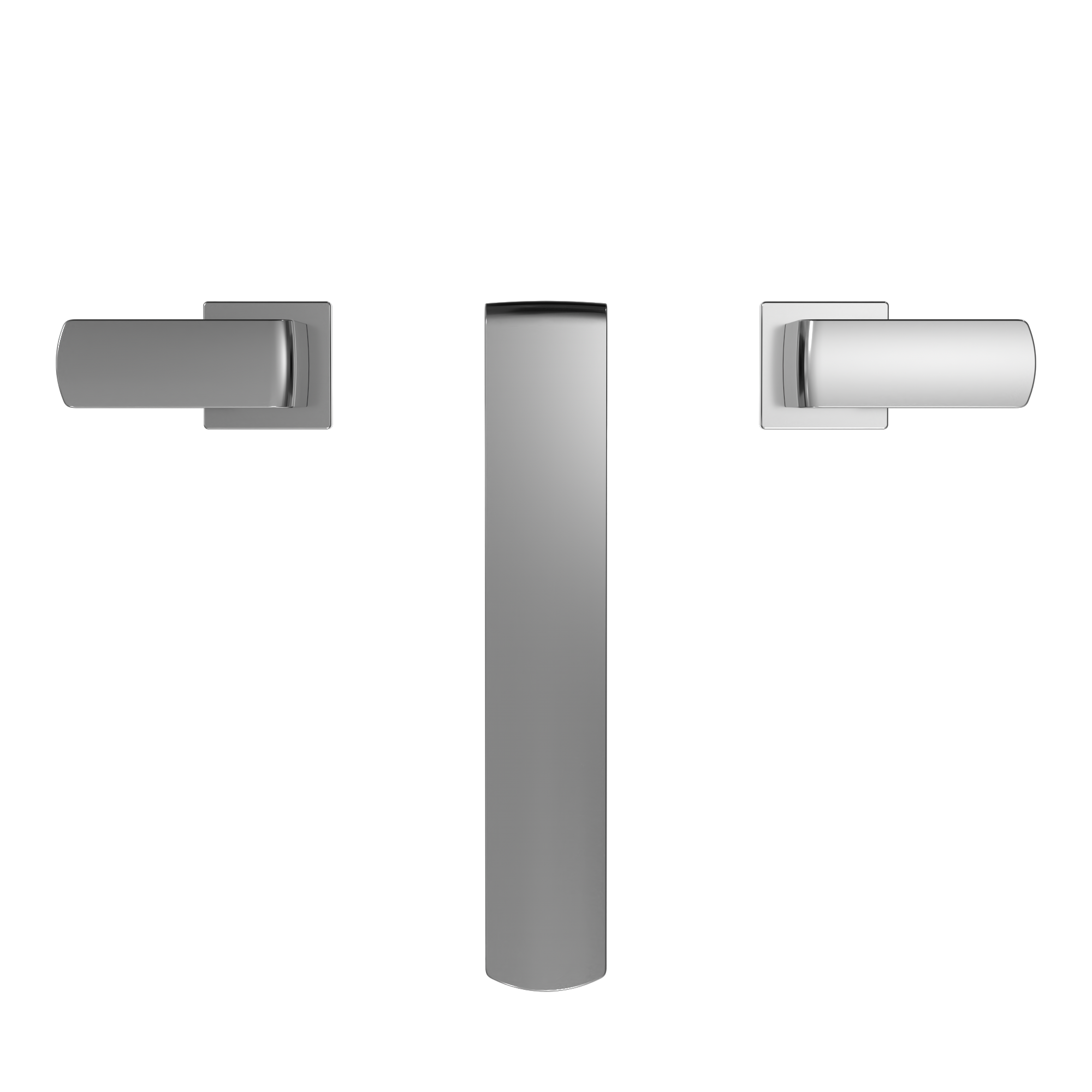 TOTO GR Two-Handle Deck-Mount Roman Tub Filler Trim, Polished Chrome, Brass, TBG02201U#CP