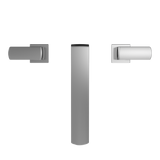 TOTO GR Two-Handle Deck-Mount Roman Tub Filler Trim, Polished Chrome, Brass, TBG02201U#CP