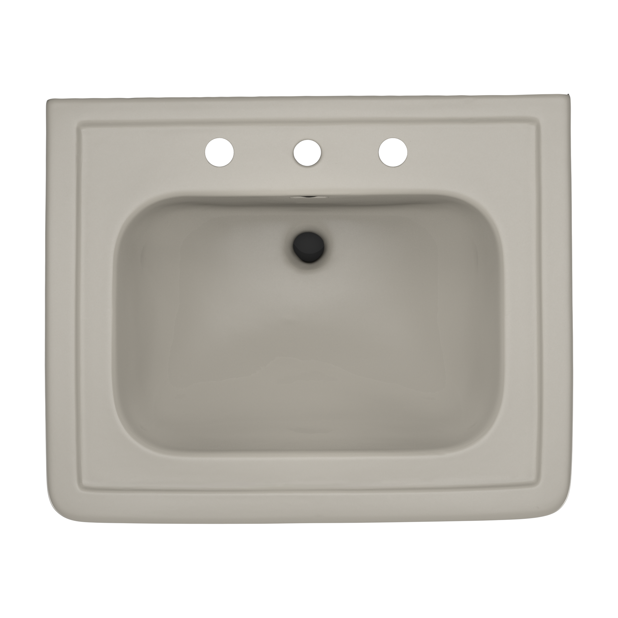 TOTO Promenade 27-1/2" x 22-1/4" Rectangular Pedestal Bathroom Sink for 8 inch Center Faucets, Bone, Vitreous China, LPT530.8N#03
