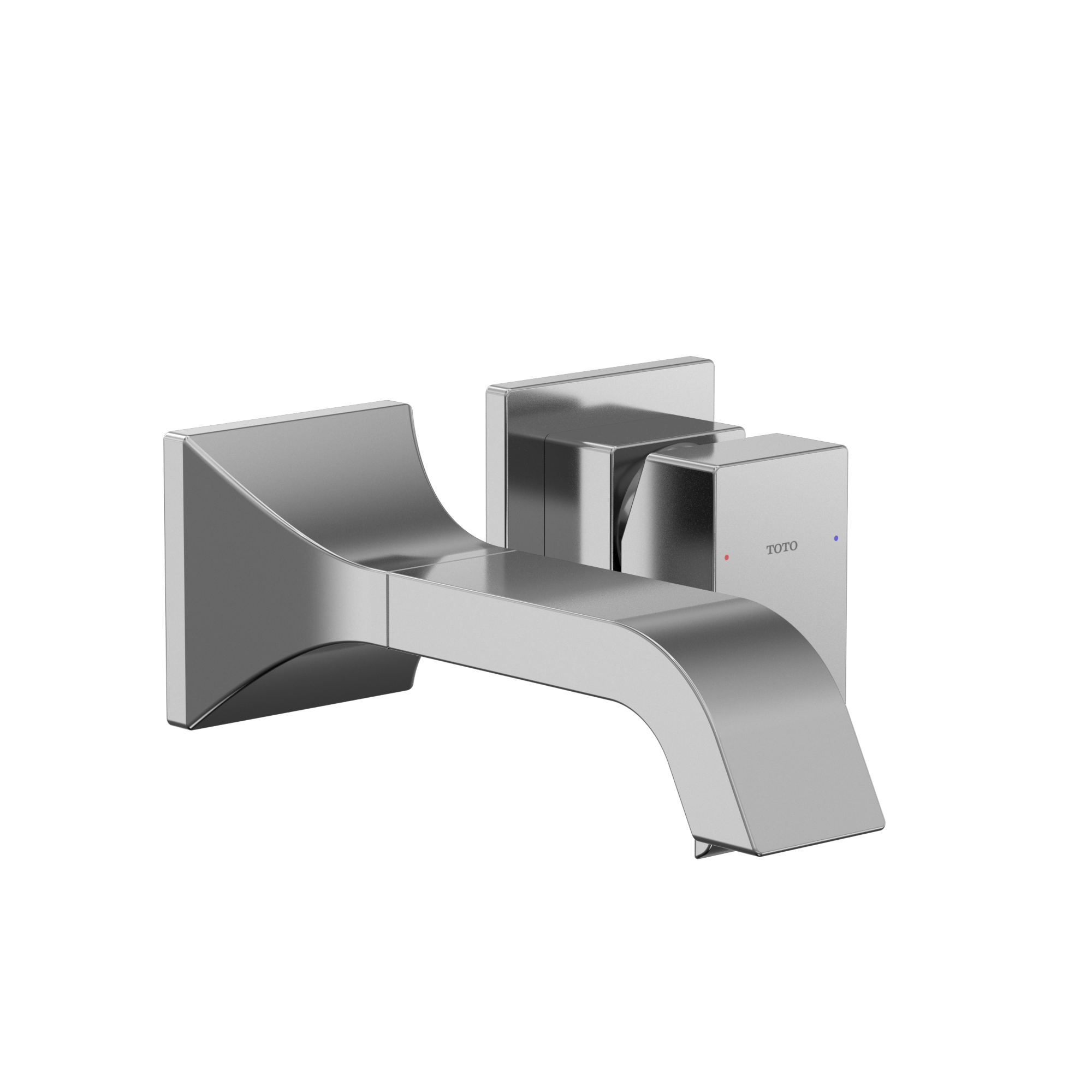 Alternate Image for TOTO GC 1.2 GPM Wall-Mount Single-Handle Bathroom Faucet with COMFORT GLIDE Technology, Polished Chrome, Brass, TLG08307U#CP