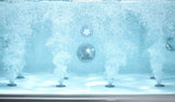Eago 71" Acrylic Corner Rectangle Bathtub, White, AM196ETL
