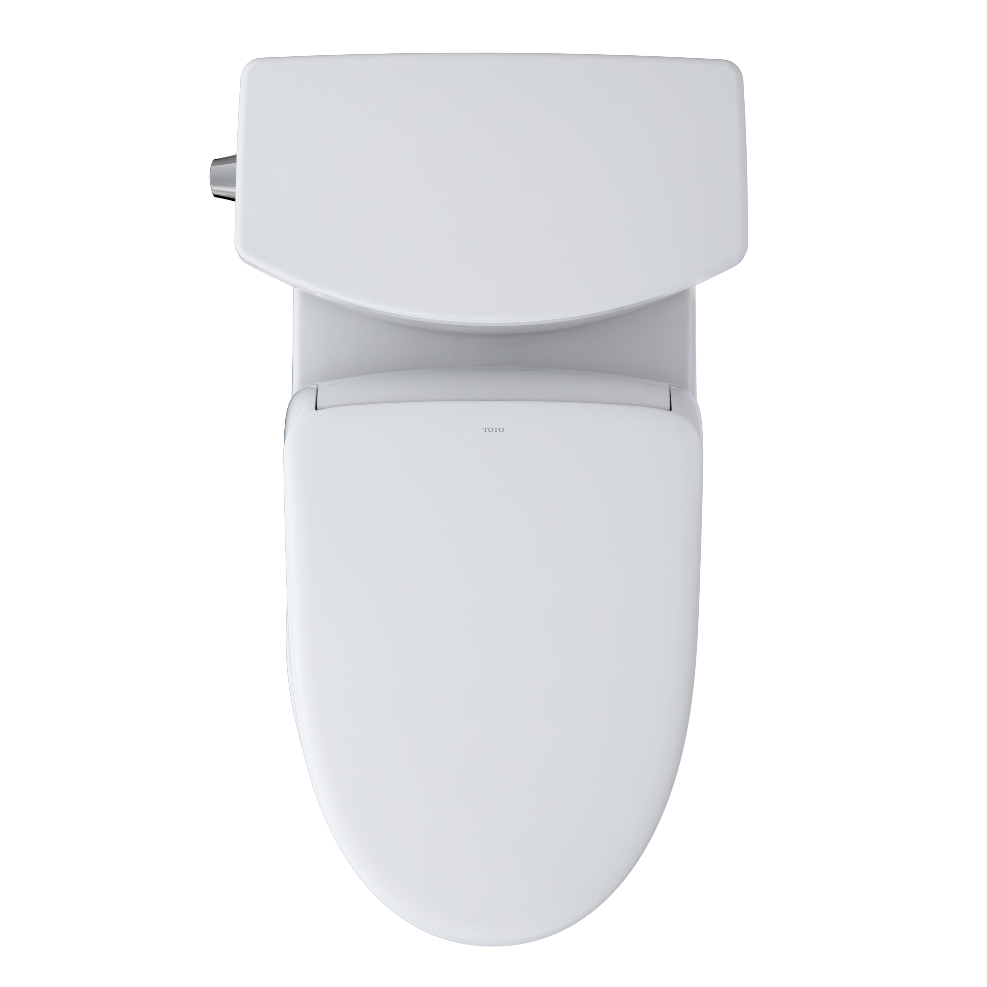 TOTO WASHLET+ Vespin II 1G Two-Piece Elongated 1.0 GPF Toilet with Auto Flush WASHLET+ S7 Contemporary Bidet Seat, Cotton White, Vitreous China|Plastic, MW4744726CUFGA#01