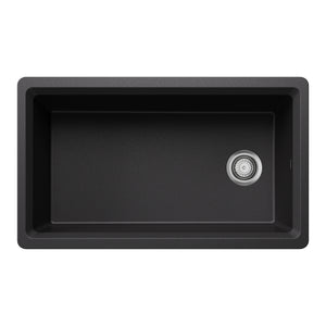 Alternate Image for Blanco Inteos 33" Undermount Silgranit Workstation Kitchen Sink, Anthracite, No Faucet Hole, 443312