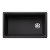 Blanco Inteos 33" Undermount Silgranit Workstation Kitchen Sink, Anthracite, No Faucet Hole, 443312