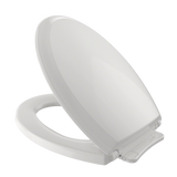 TOTO Guinevere SoftClose Non Slamming, Slow Close Elongated Toilet Seat and Lid, Colonial White, Plastic, SS224#11