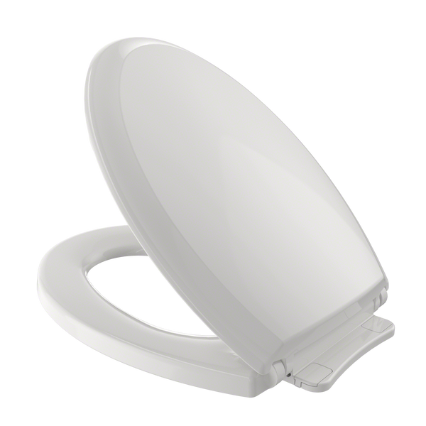 TOTO Guinevere SoftClose Non Slamming, Slow Close Elongated Toilet Seat and Lid, Colonial White, Plastic, SS224#11