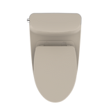 TOTO Nexus 1G One-Piece Elongated 1.0 GPF Universal Height Toilet with CEFIONTECT and SS124 SoftClose Seat, WASHLET+ Ready, Bone, Vitreous China, MS642124CUFG#03