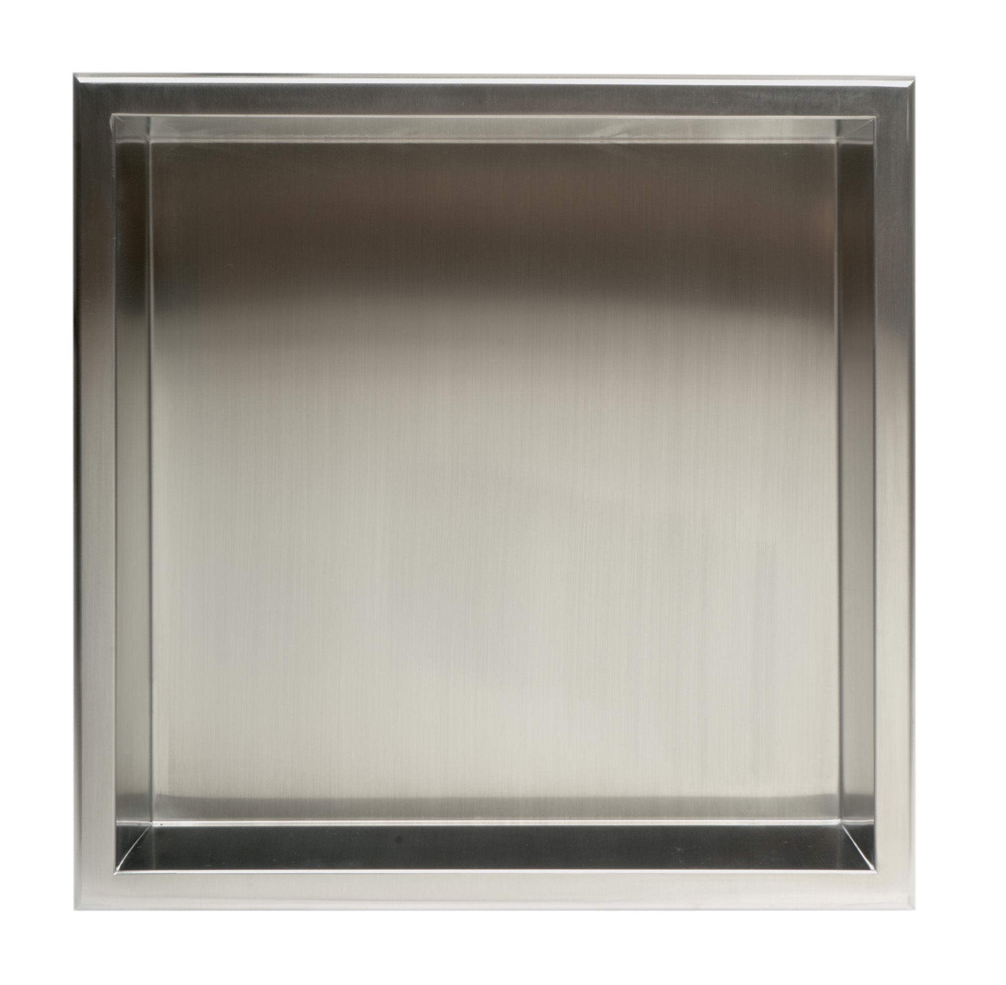 Alternate Image for ALFI brand ABN1616-BSS 16 x 16 Brushed Stainless Steel Square Single Shelf Bath Shower Niche, 20 Gauge
