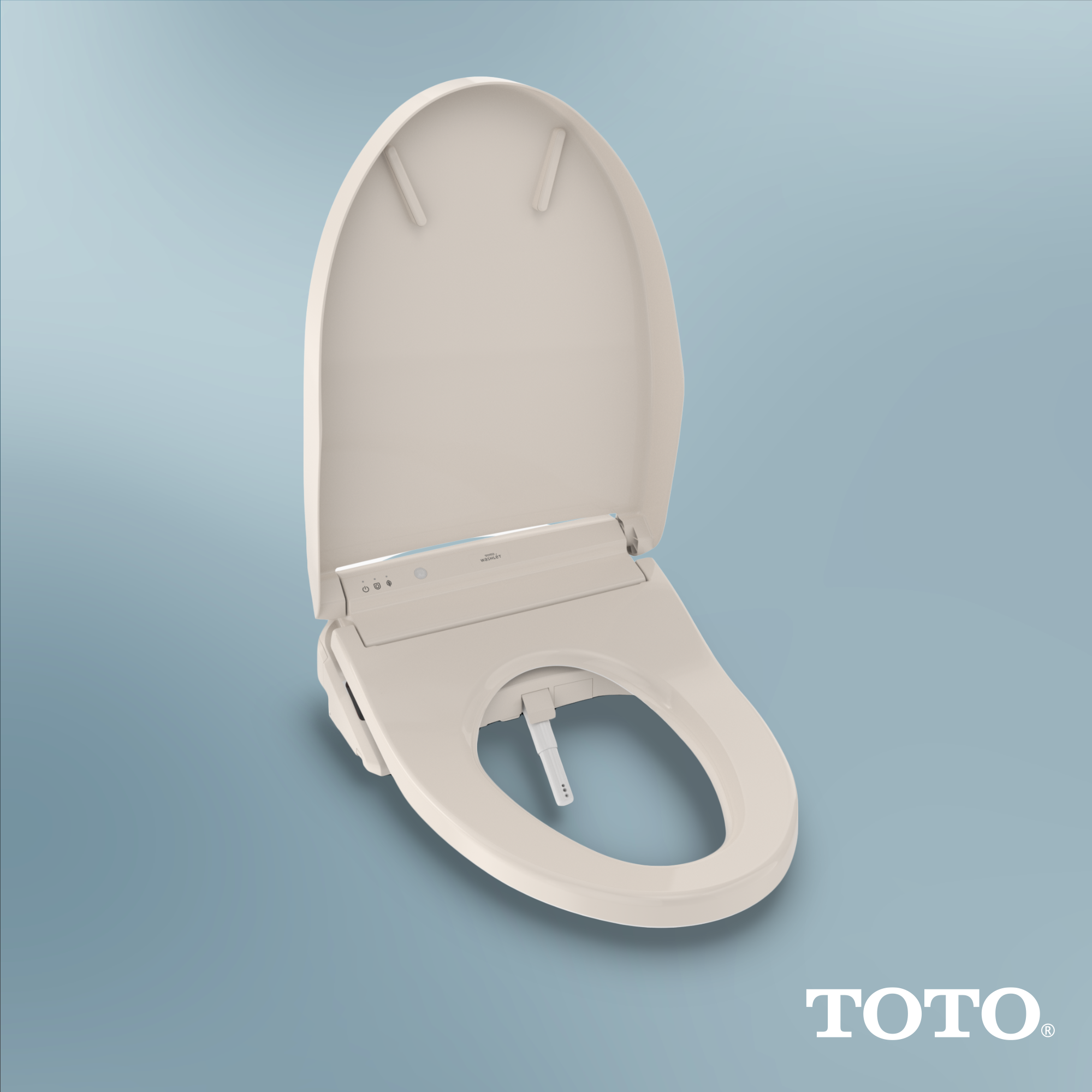 TOTO WASHLET K300 Electronic Bidet Toilet Seat, Instantaneous Water Heating, PREMIST and EWATER+ Wand Cleaning, Sedona Beige, SW3036R#12
