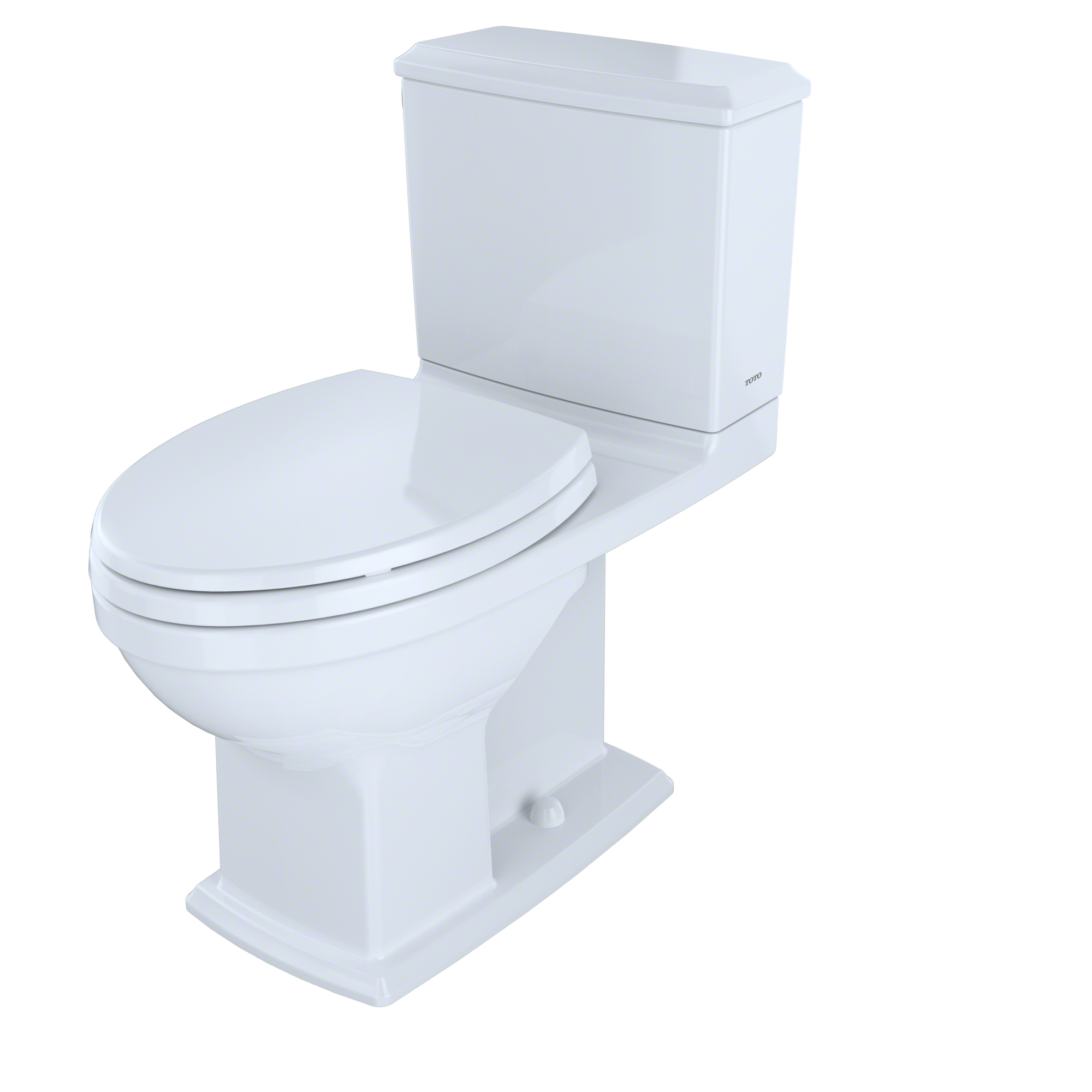 TOTO Connelly Two-Piece Elongated Dual-Max, Dual Flush 1.28 and 0.9 GPF Universal Height Toilet with CEFIONTECT, Bone, Vitreous China, CST494CEMFG#03