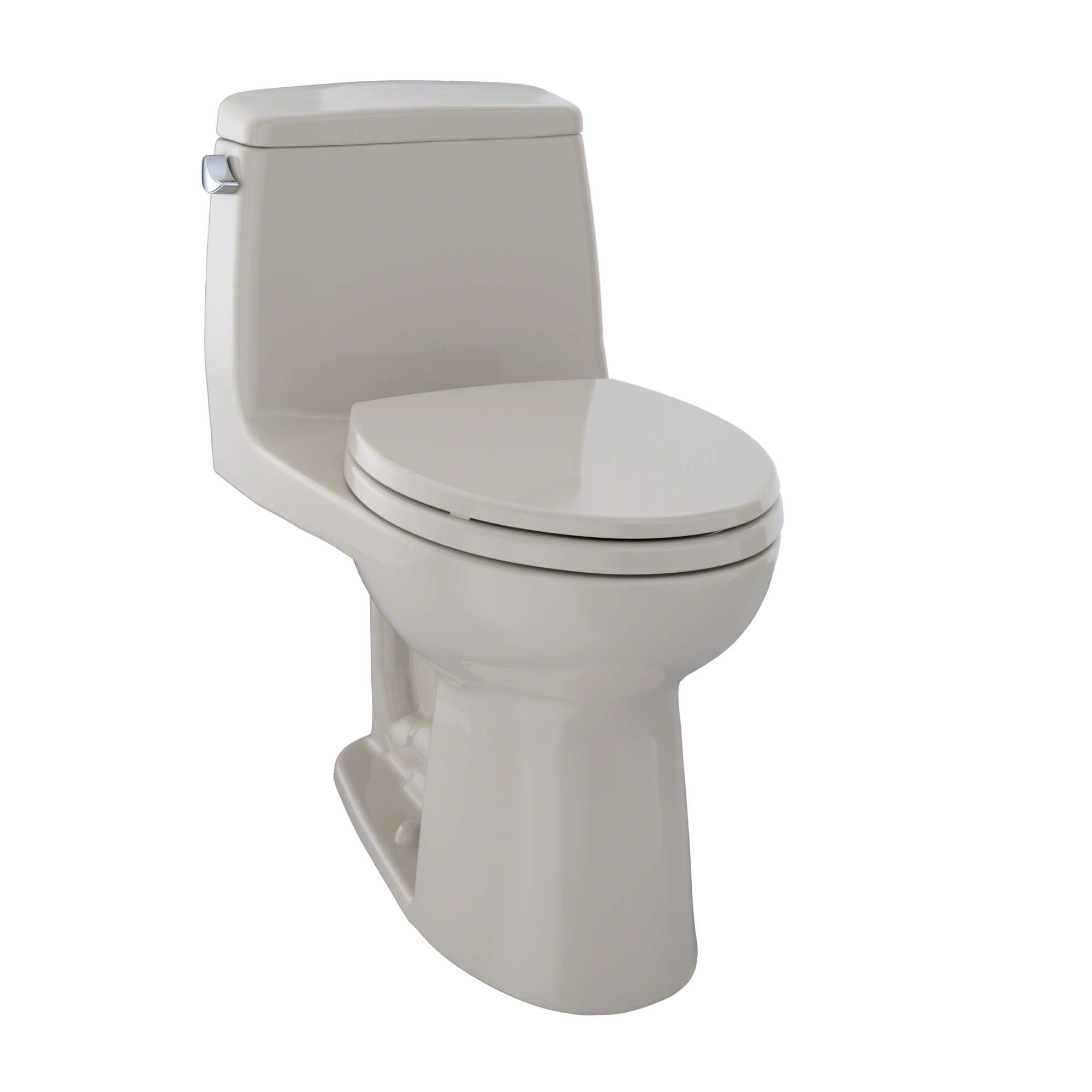 TOTO Eco UltraMax One-Piece Elongated 1.28 GPF Toilet, Bone, Vitreous China, MS854114E#03