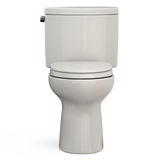 TOTO Drake II Two-Piece Elongated 1.28 GPF Universal Height Toilet with CEFIONTECT and SS124 SoftClose Seat, WASHLET+ Ready, Sedona Beige, Vitreous China|Plastic, MS454124CEFG#12