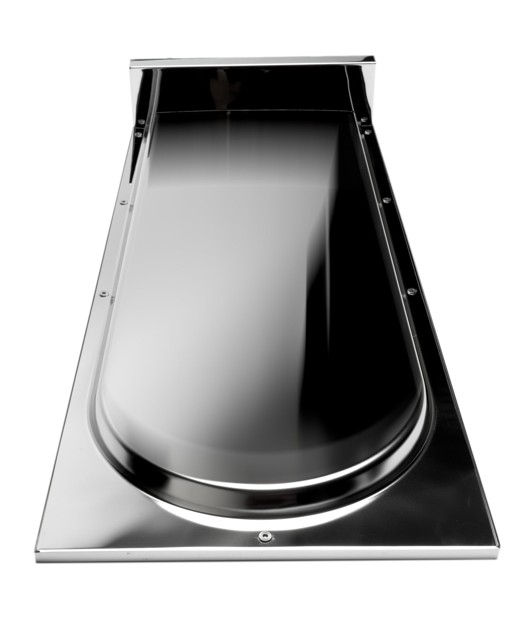ALFI brand RAIN10SW-PC Polished Chrome 10" Wall-Mounted Square Waterfall Rain Shower Head, Brass