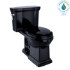 TOTO Promenade II One-Piece Elongated 1.28 GPF Universal Height Toilet, Ebony, Vitreous China, MS814224CEF#51