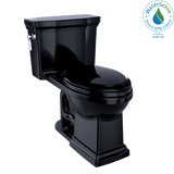 TOTO Promenade II One-Piece Elongated 1.28 GPF Universal Height Toilet, Ebony, Vitreous China, MS814224CEF#51