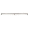 ALFI brand ABLD59C-BSS 59" Brushed Stainless Steel Linear Shower Drain with Groove Holes