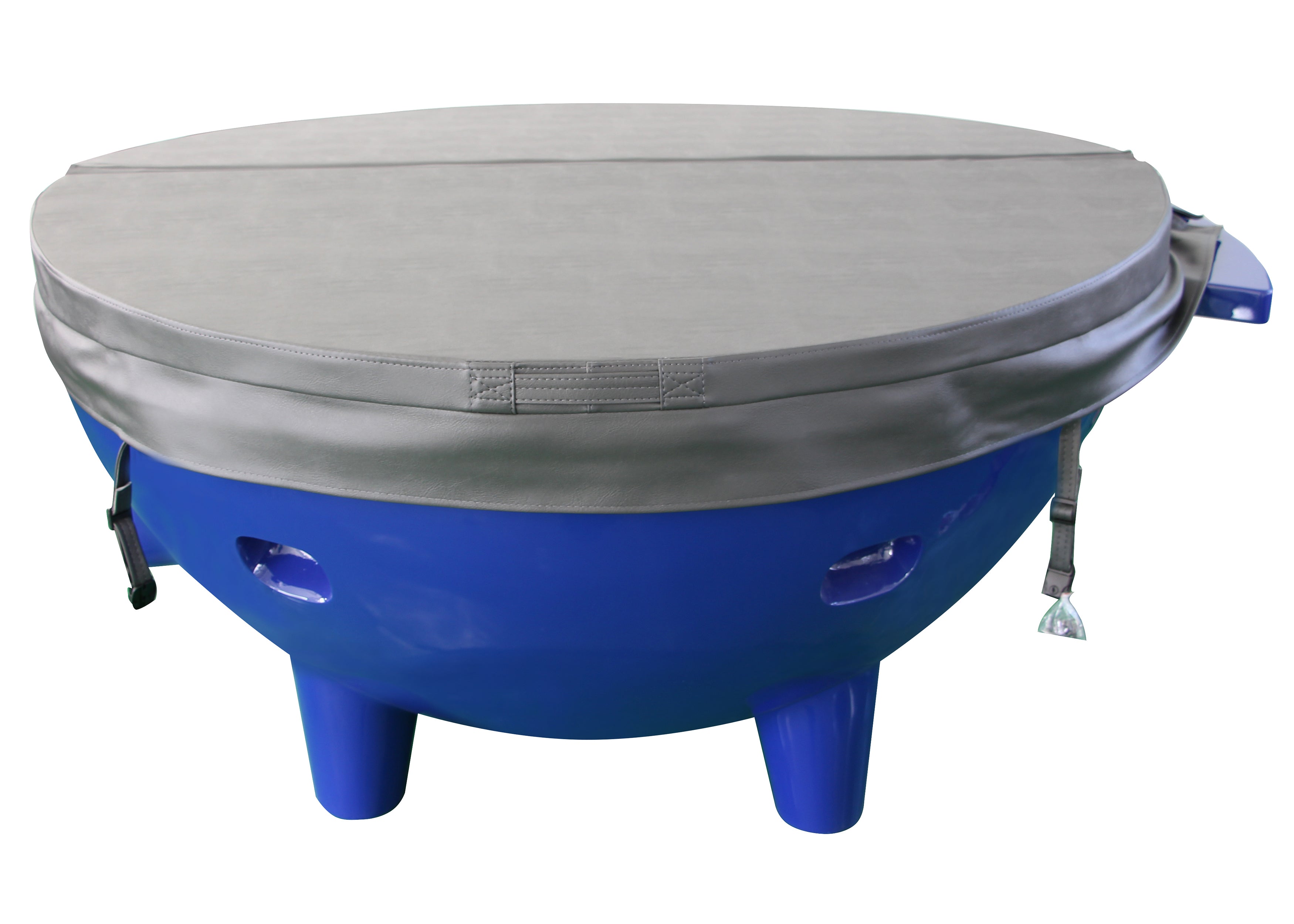 ALFI brand Circle Bathtub, Dark Blue, FireHotTub-DB