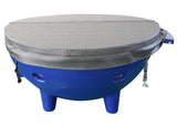 ALFI brand Circle Bathtub, Dark Blue, FireHotTub-DB