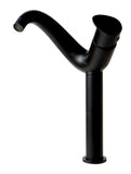 ALFI brand 1.2 GPM Lever Curved Spout Bathroom Faucet, Modern, Black Matte, AB1570-BM