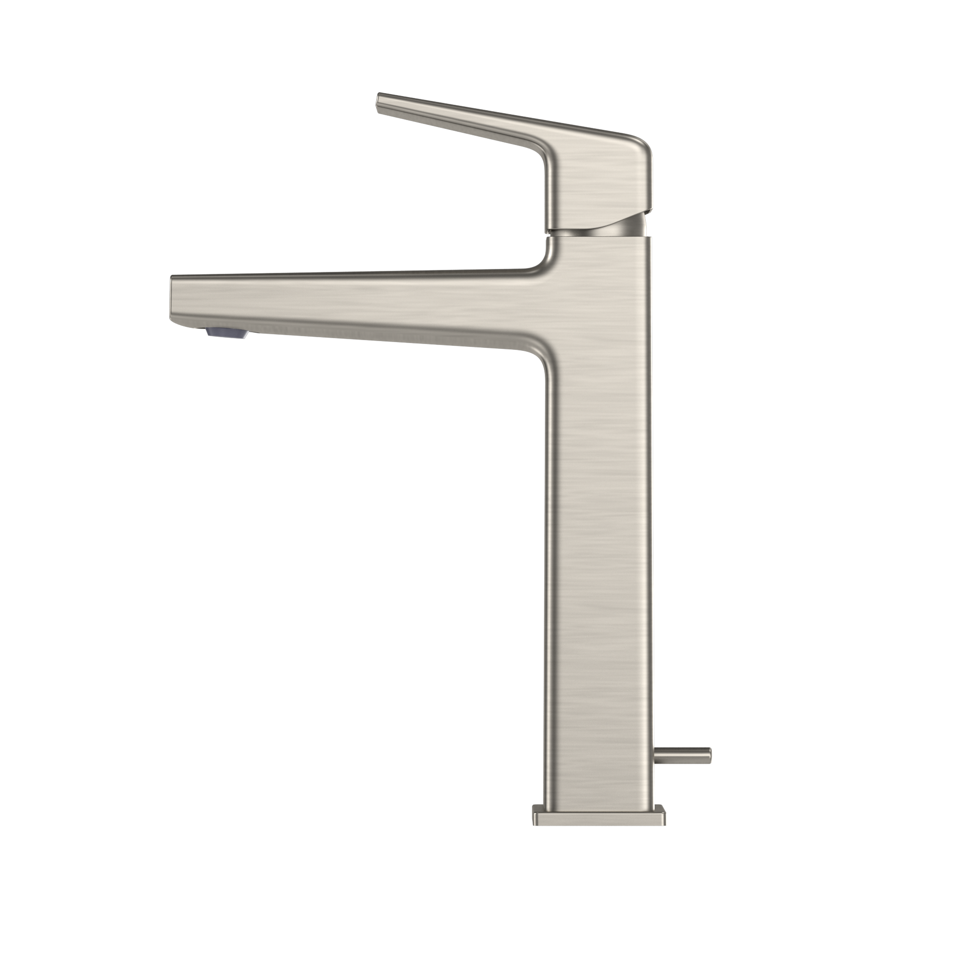 TOTO GB 1.2 GPM Single Handle Semi-Vessel Bathroom Sink Faucet with COMFORT GLIDE Technology, Brushed Nickel, Brass, TLG10303U#BN