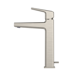 TOTO GB 1.2 GPM Single Handle Semi-Vessel Bathroom Sink Faucet with COMFORT GLIDE Technology, Brushed Nickel, Brass, TLG10303U#BN