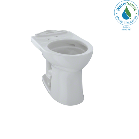 TOTO Drake II Universal Height Round Toilet Bowl with CEFIONTECT, Colonial White, Vitreous China, C453CUFG#11